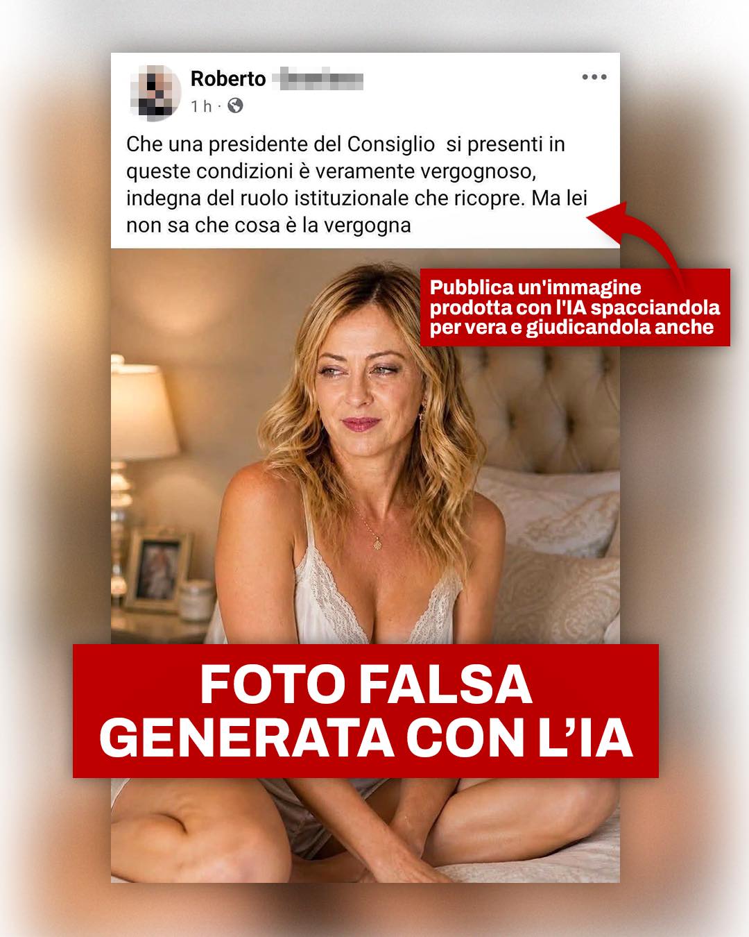 Meloni Says Deepfake Lingerie Image Is Dangerous Attack