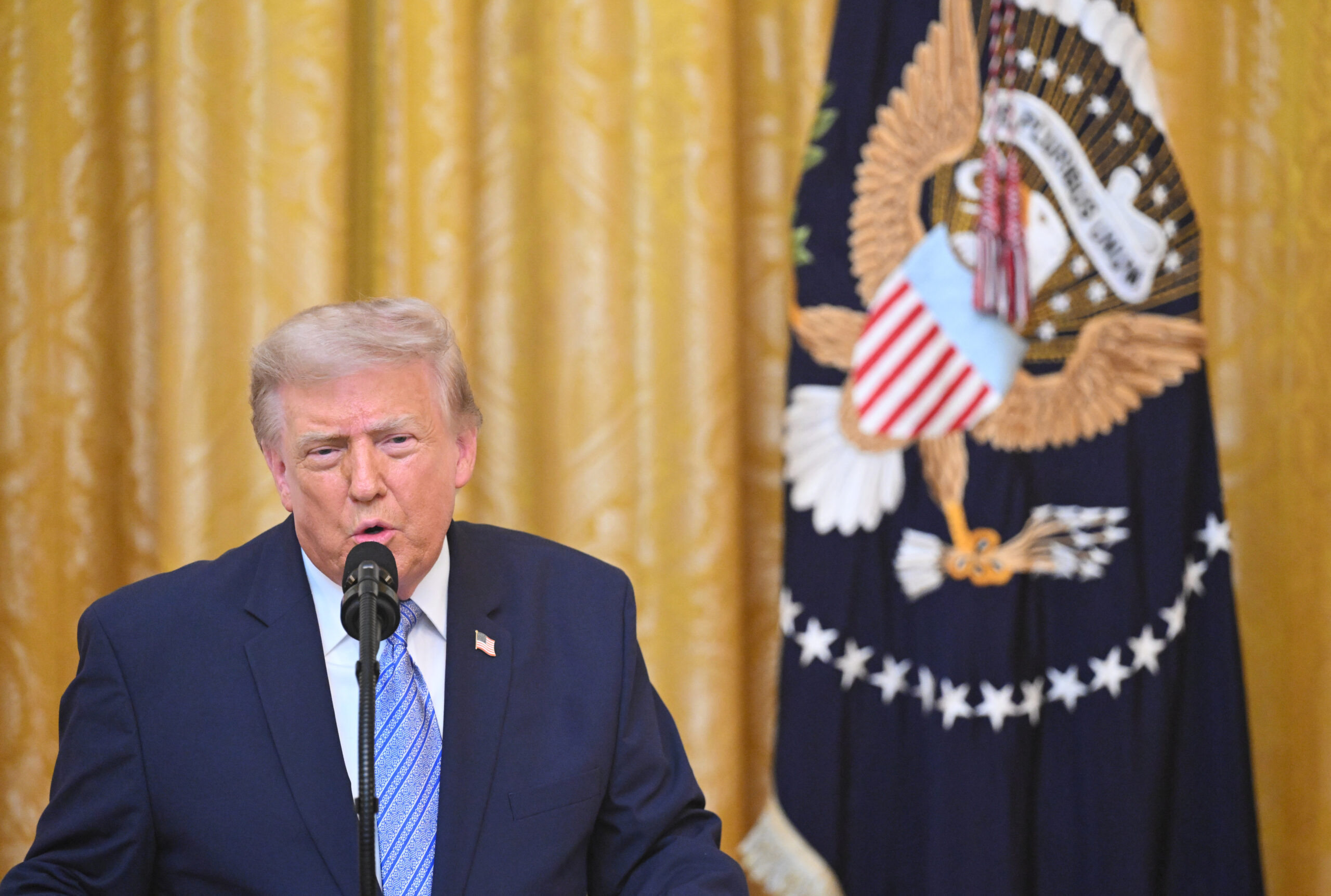 Trump, in Muddled and Subdued Speech, Tries To Will Election Security Into Decisive Issue