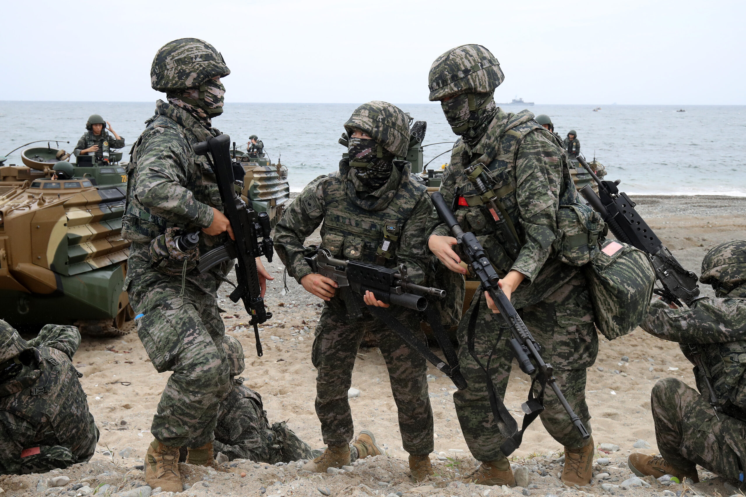 Calling Off Marine Landing on Historic Beach in South Korea Shows Priority of the Middle East